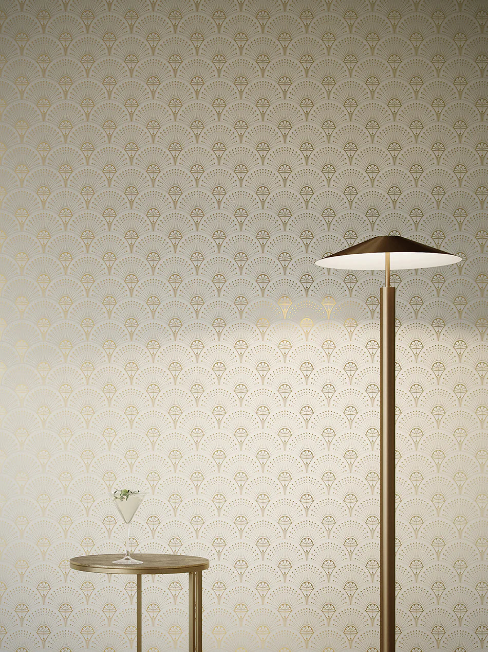Deco Martini 'Gatsby Gold' Room Wallpaper