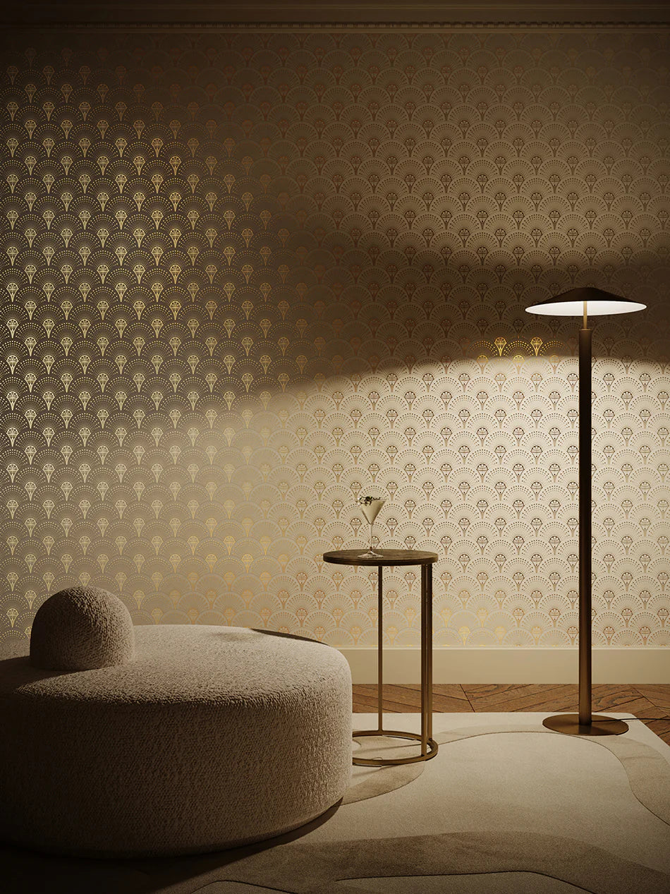 Deco Martini 'Gatsby Gold' Room Wallpaper