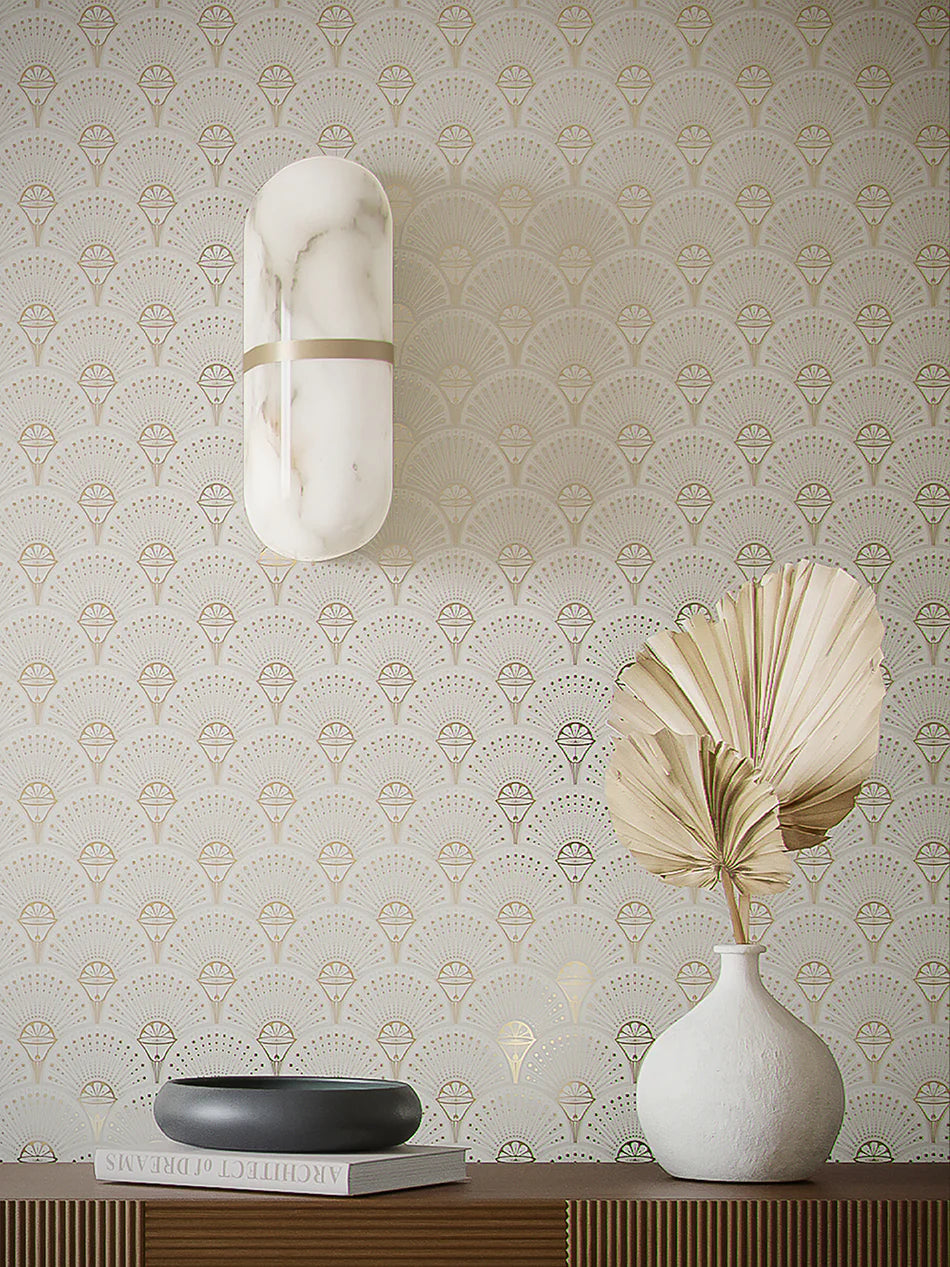 Deco Martini 'Gatsby Gold' Room Wallpaper