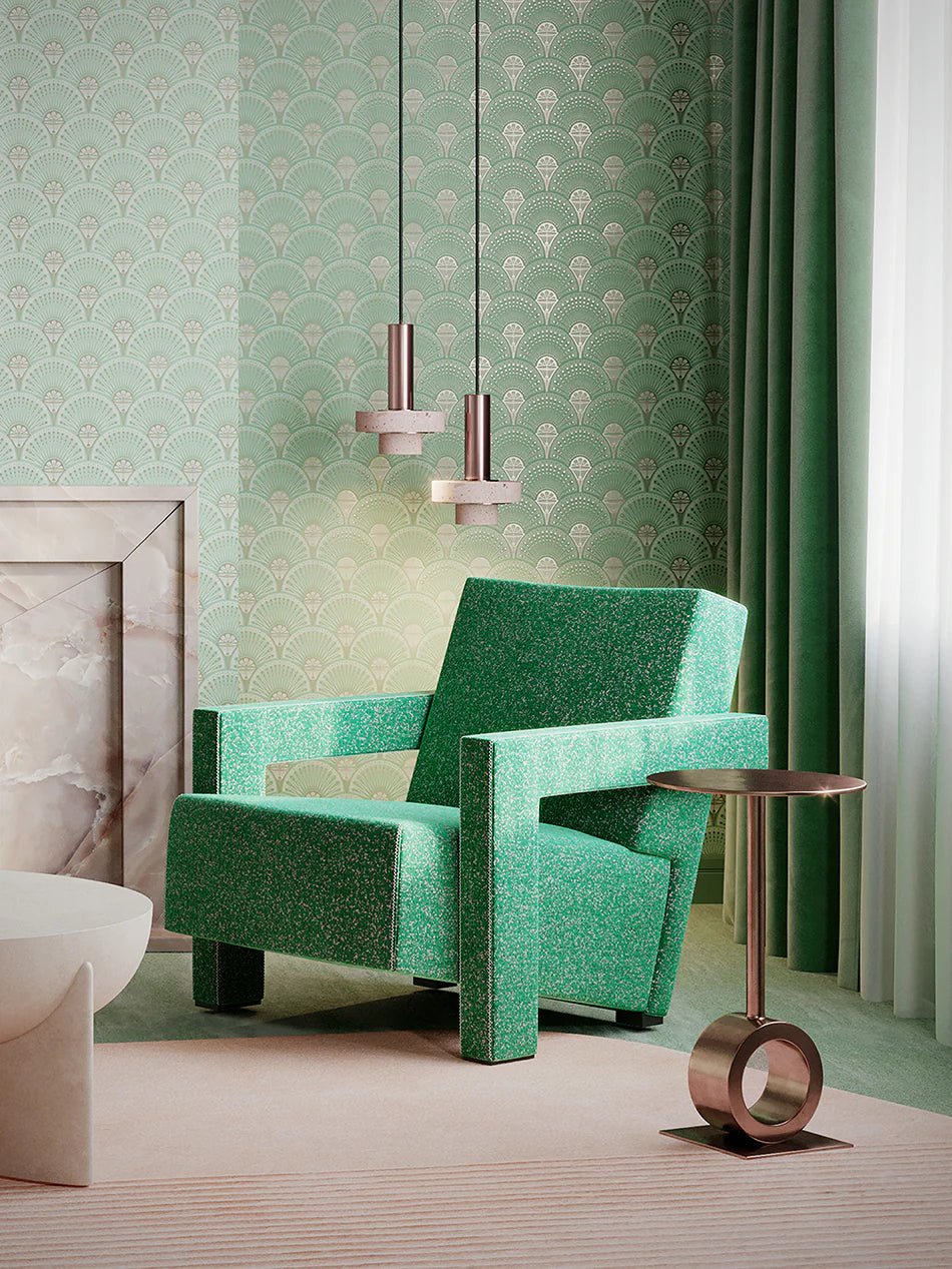 Deco Martini 'Copper Patina' Room Wallpaper