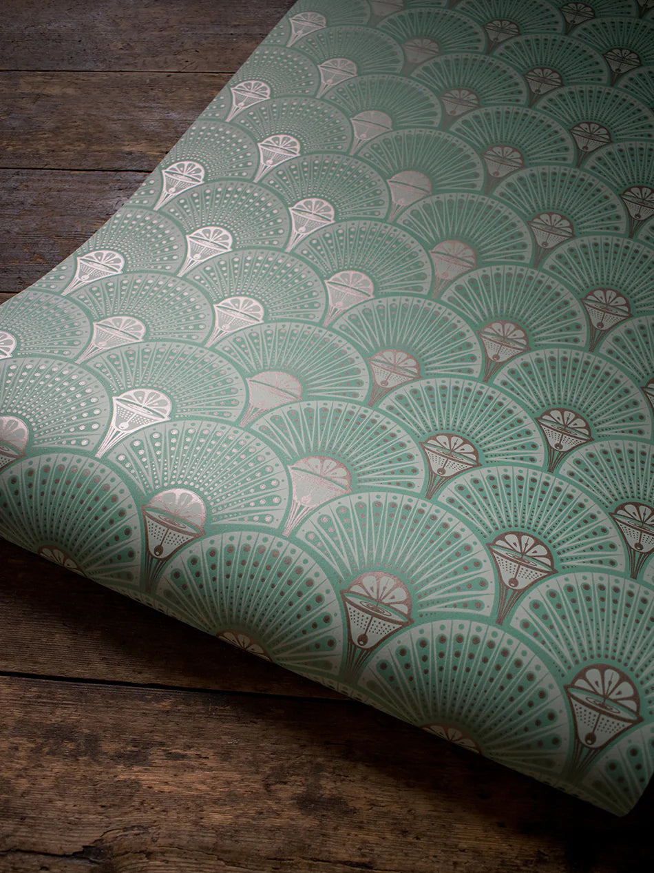 Deco Martini 'Copper Patina' Room Wallpaper