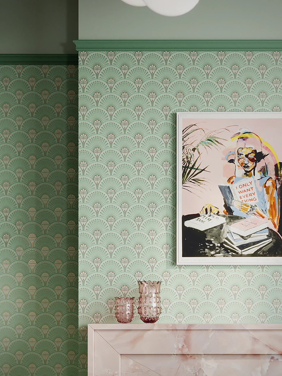 Deco Martini 'Copper Patina' Room Wallpaper