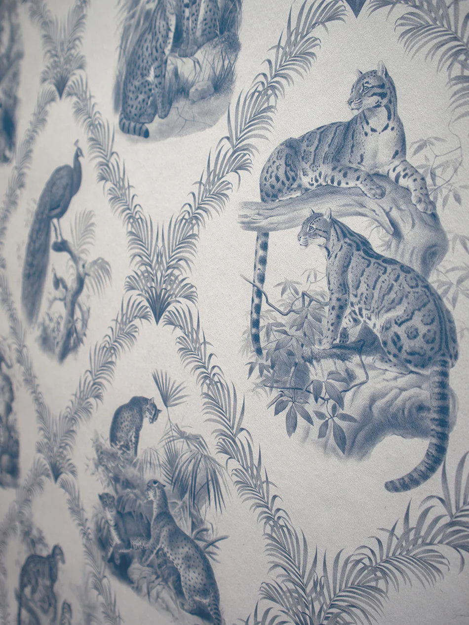 The Fierce & The Fabulous 'Heritage Blue' Room Wallpaper