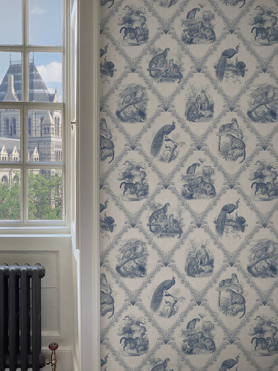 The Fierce & The Fabulous 'Heritage Blue' Room Wallpaper