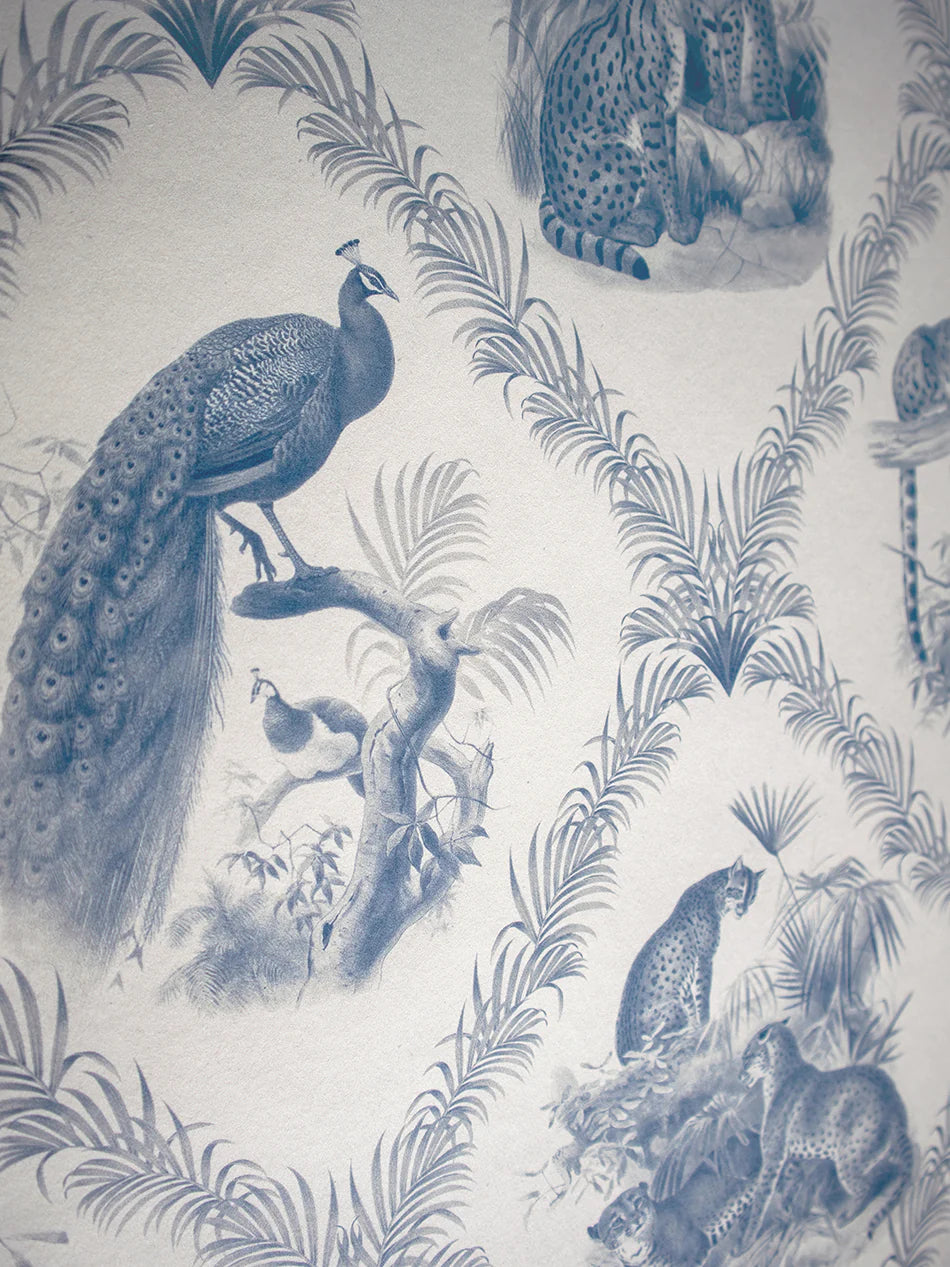 The Fierce & The Fabulous 'Heritage Blue' Room Wallpaper