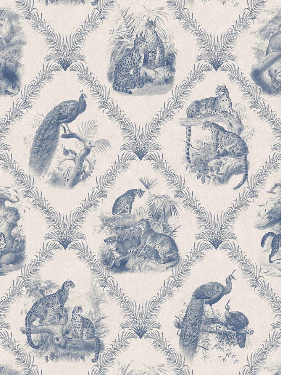 The Fierce & The Fabulous 'Heritage Blue' Wallpaper