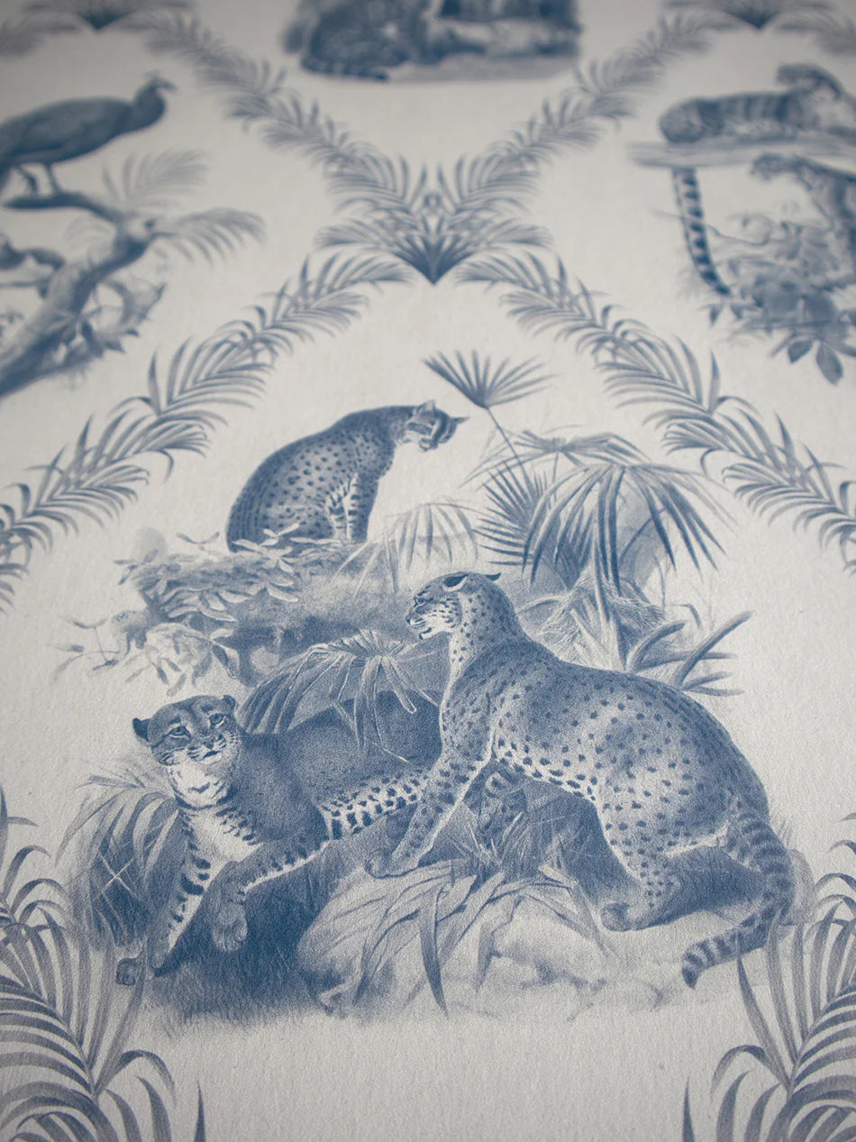 The Fierce & The Fabulous 'Heritage Blue' Room Wallpaper