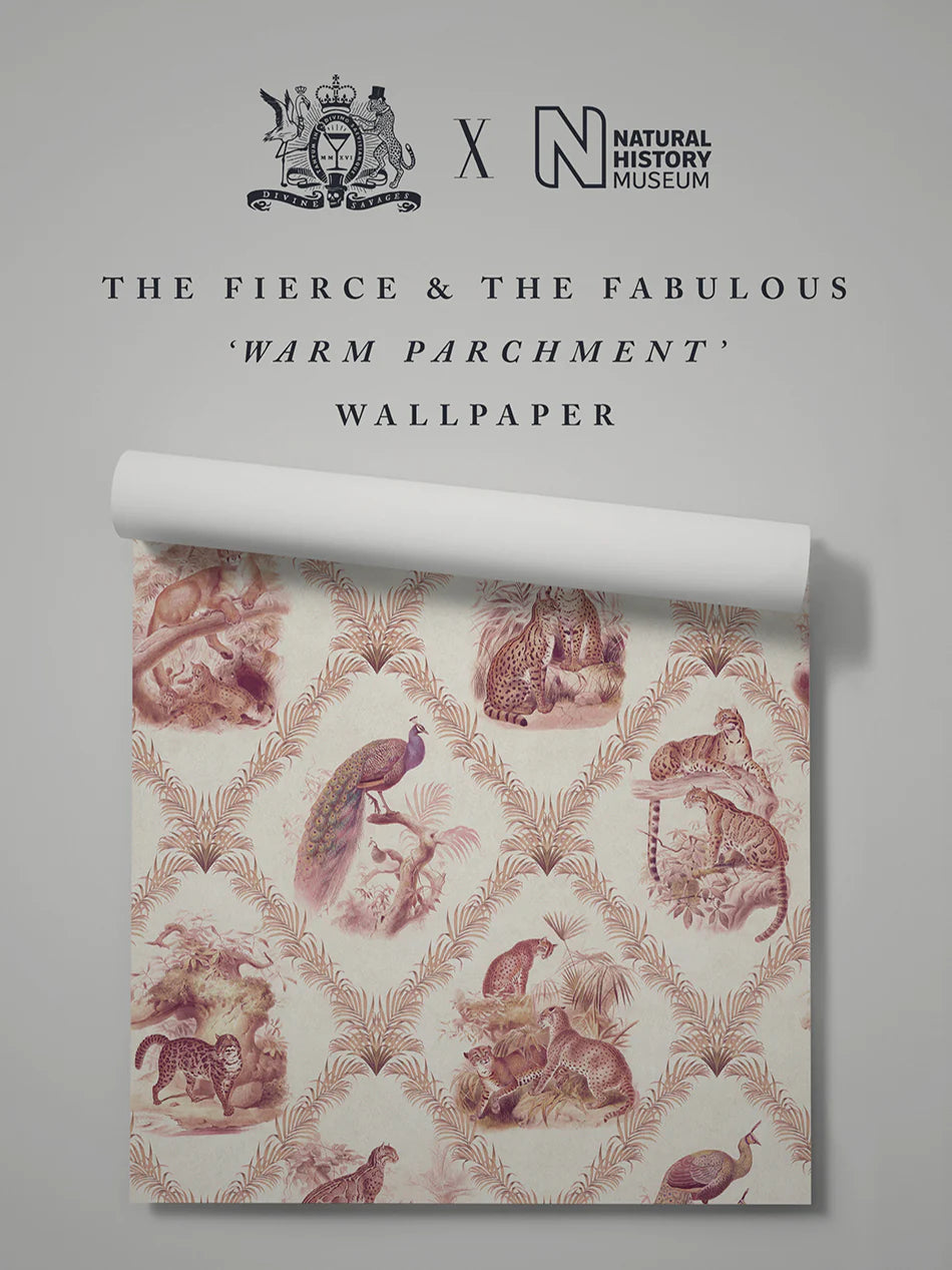 The Fierce & The Fabulous 'Warm Parchment' Wallpaper