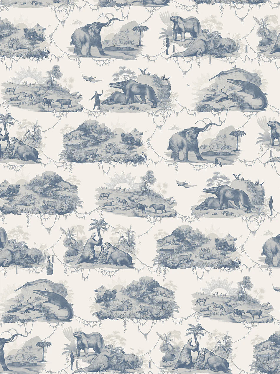 Extinctopia 'Jurassic Coast Blue' Wallpaper