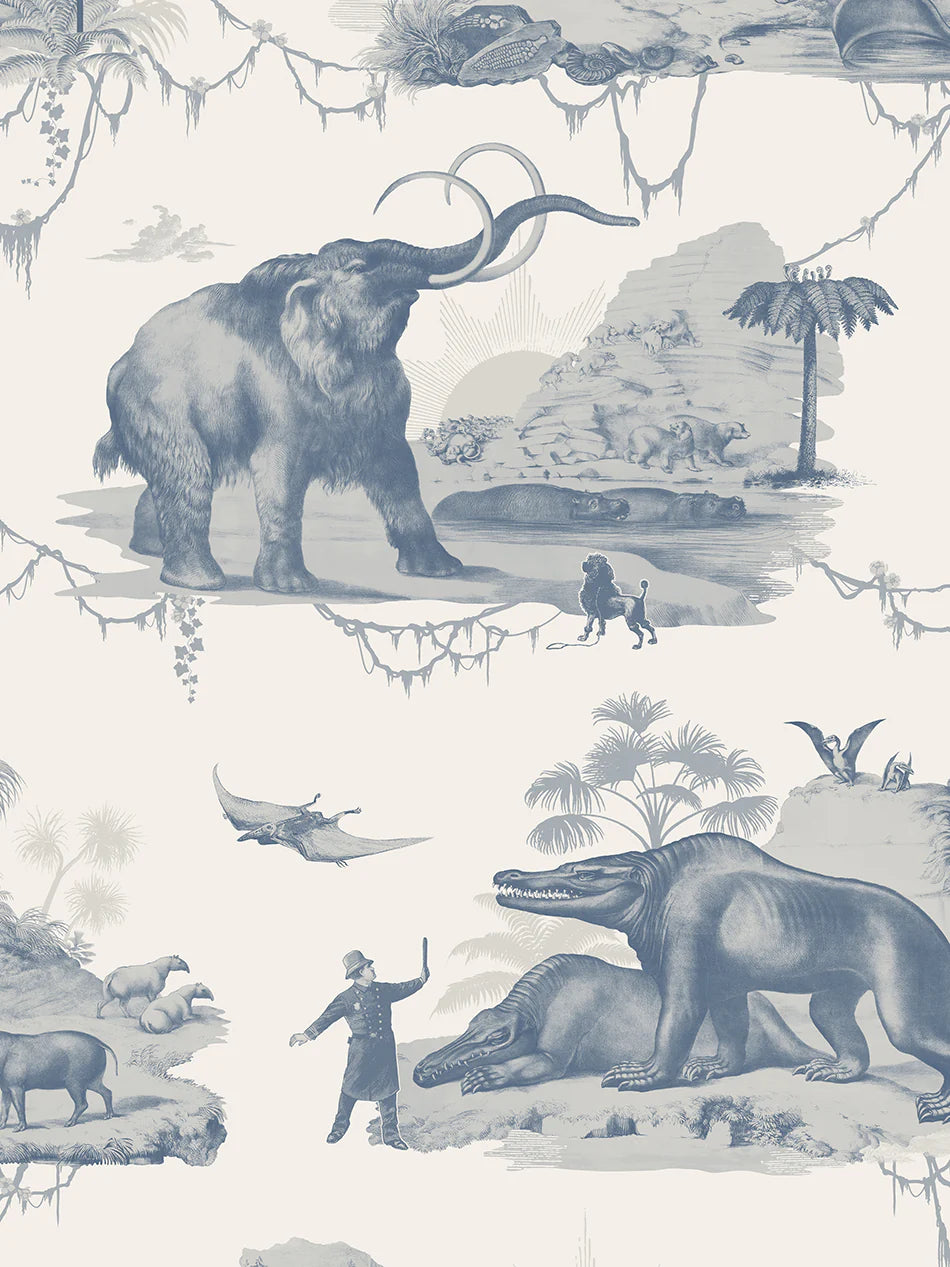 Extinctopia 'Jurassic Coast Blue' Wallpaper