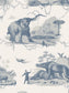 Extinctopia 'Jurassic Coast Blue' Wallpaper