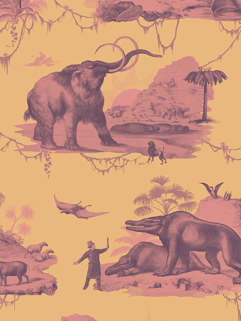 Extinctopia 'Rhubarb & Custard' Wallpaper