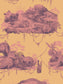 Extinctopia 'Rhubarb & Custard' Wallpaper