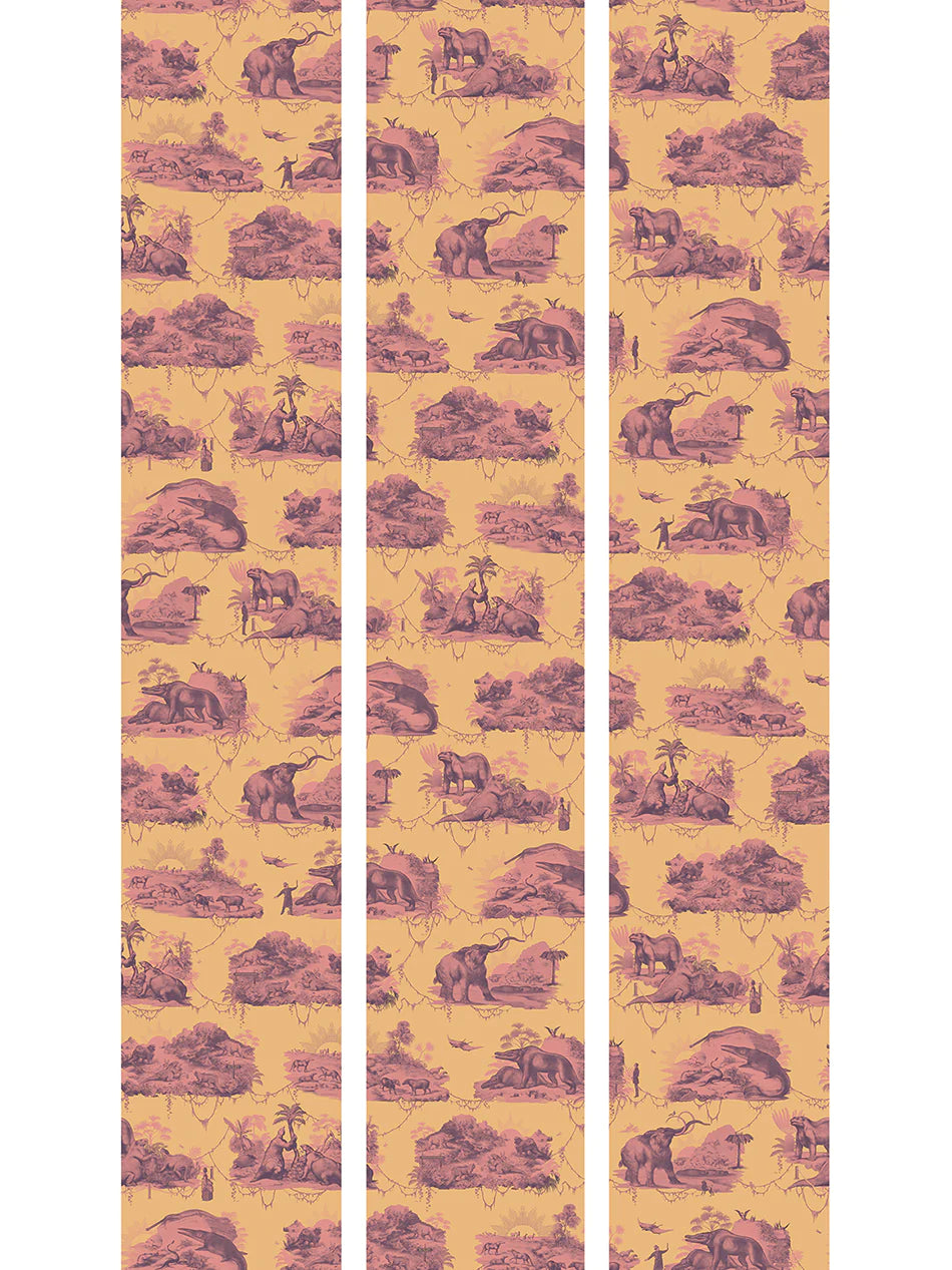 Extinctopia 'Rhubarb & Custard' Wallpaper