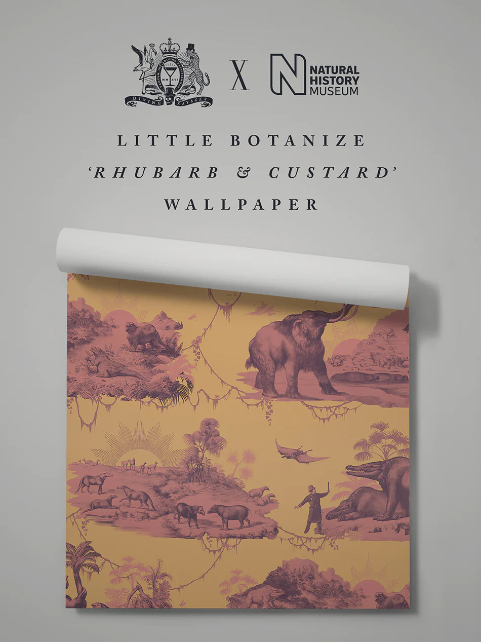 Extinctopia 'Rhubarb & Custard' Wallpaper