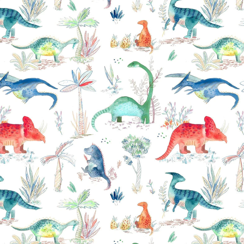 Dinos Primary Wide-Width Wallpaper