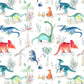 Dinos Primary Wide-Width Wallpaper