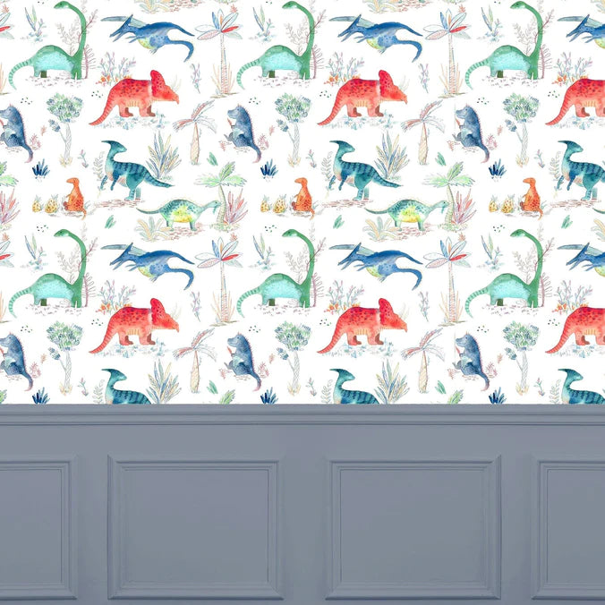 Dinos Primary Wide-Width Room Wallpaper