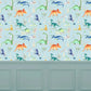 Dinos Sky Wide-Width Room Wallpaper 