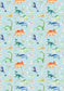 Dinos Sky Wide-Width Room Wallpaper 