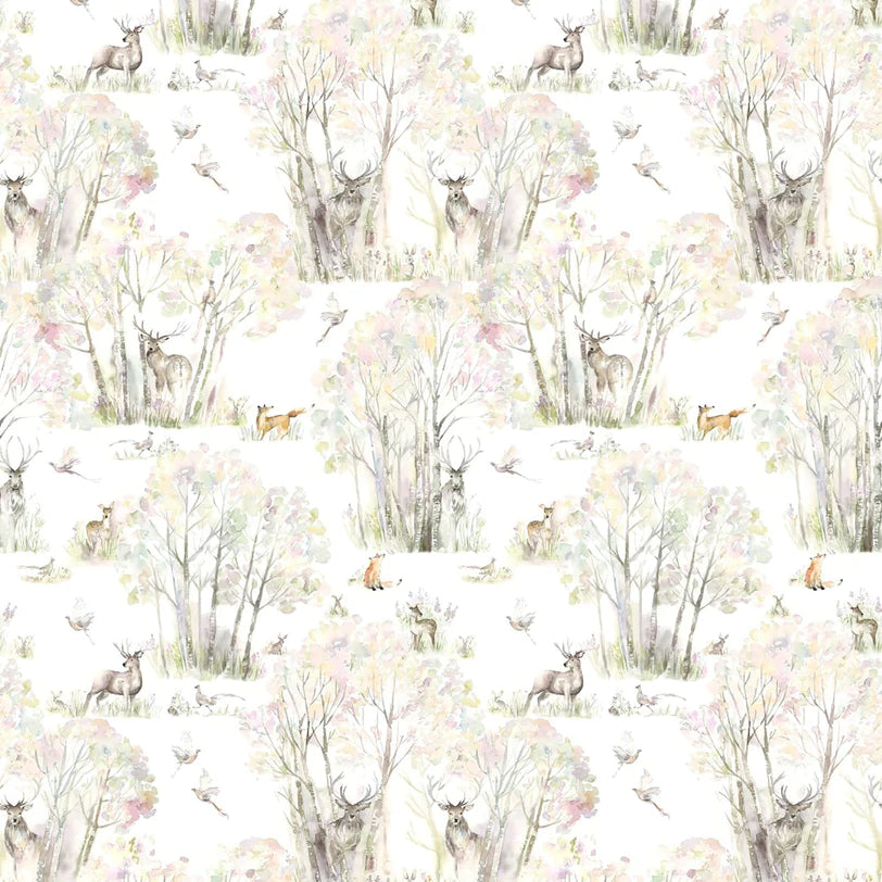 Enchanted Forest Linen Fabric