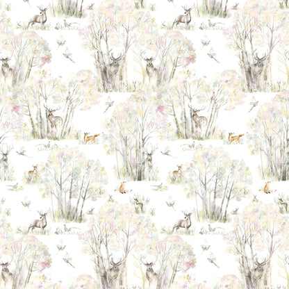 Enchanted Forest Linen Fabric