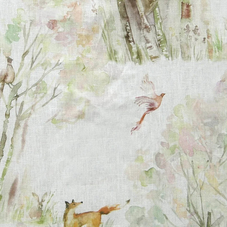 Enchanted Forest Linen Fabric