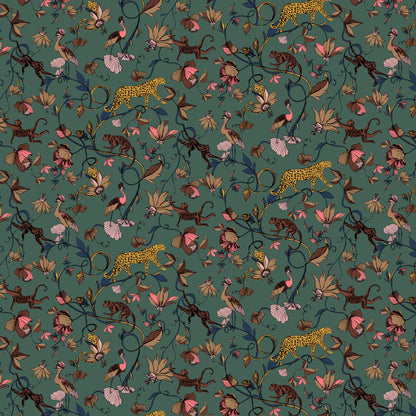 Exotic Wildlings Wallpaper - Green - Furn