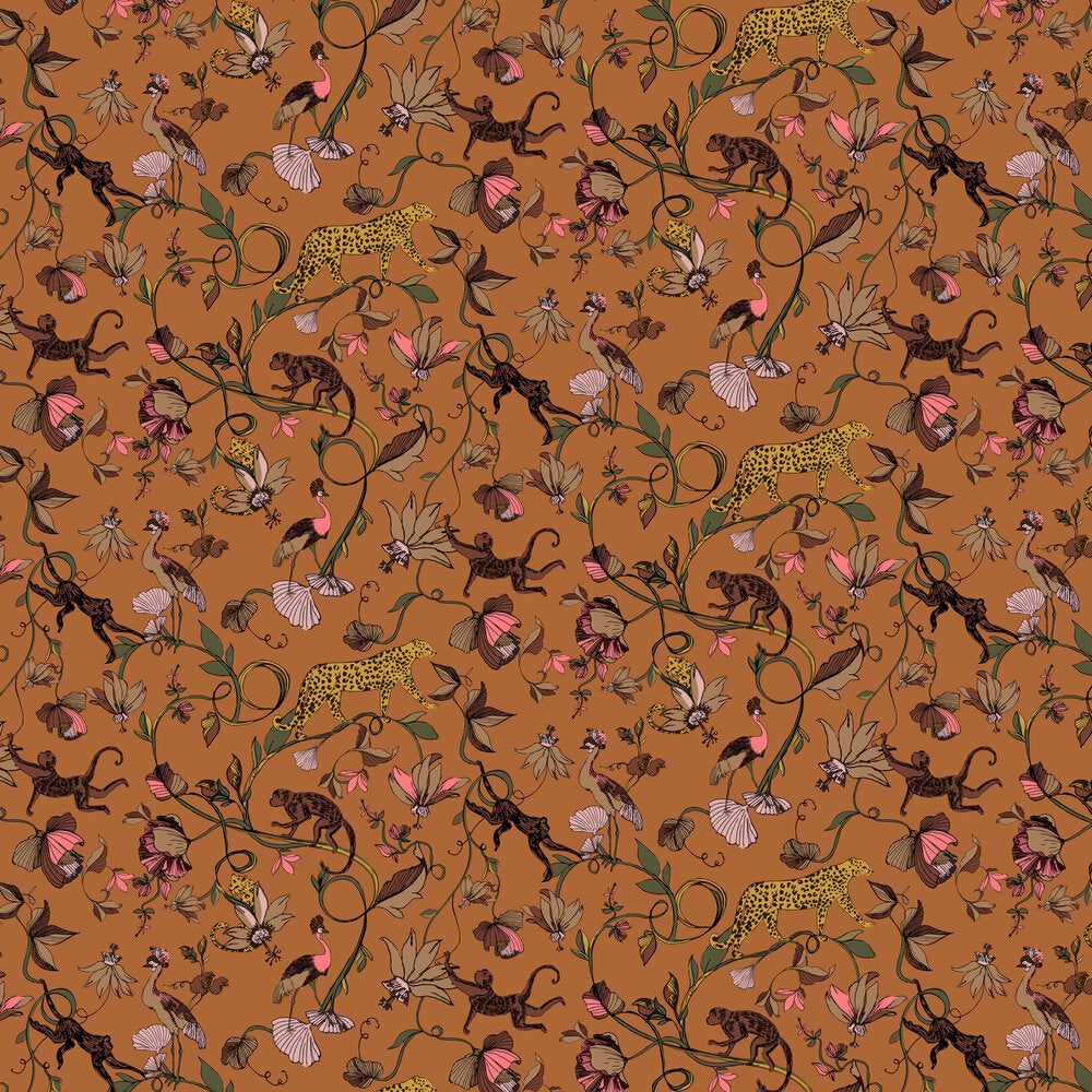 Exotic Wildlings Wallpaper - Sand - Furn