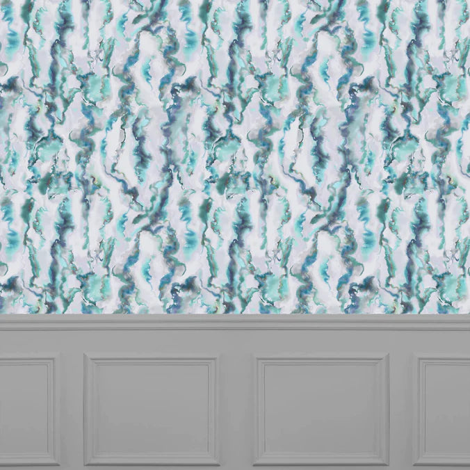 Expressions Azurite Wide-Width Room Wallpaper 