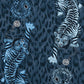 Tigris Cotton Satin Fabric - Blue - Emma J Shipley