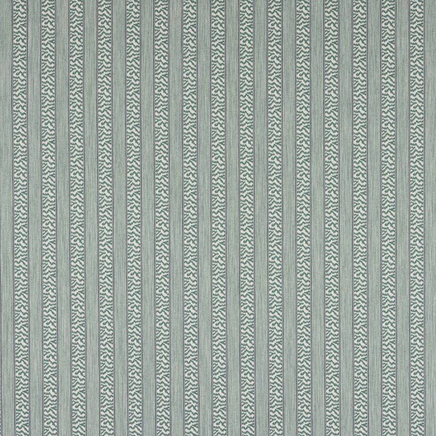 Tilney Stripe Fabric - Green - Colefax and Fowler