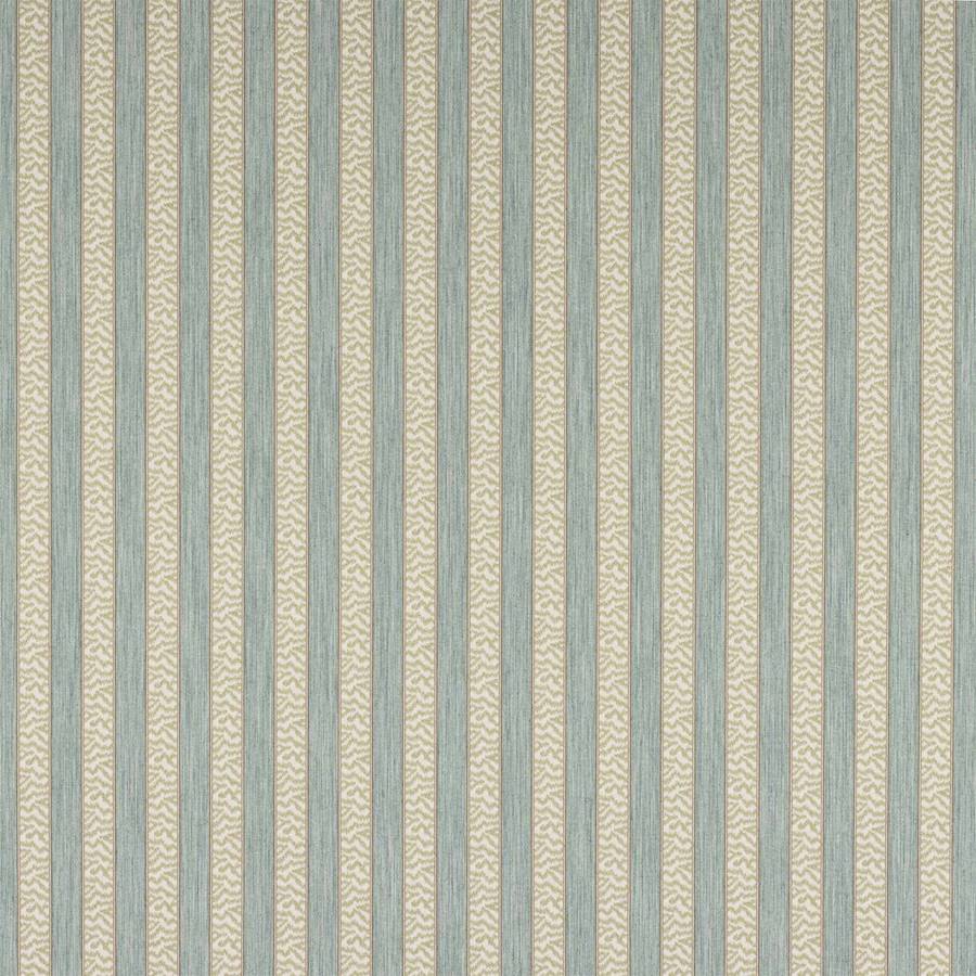 Tilney Stripe Fabric - Teal - Colefax and Fowler