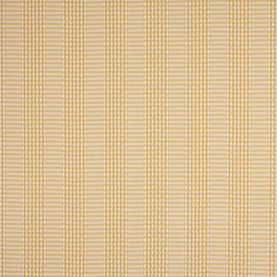 Langham Check Fabric - Yellow - Colefax and Fowler