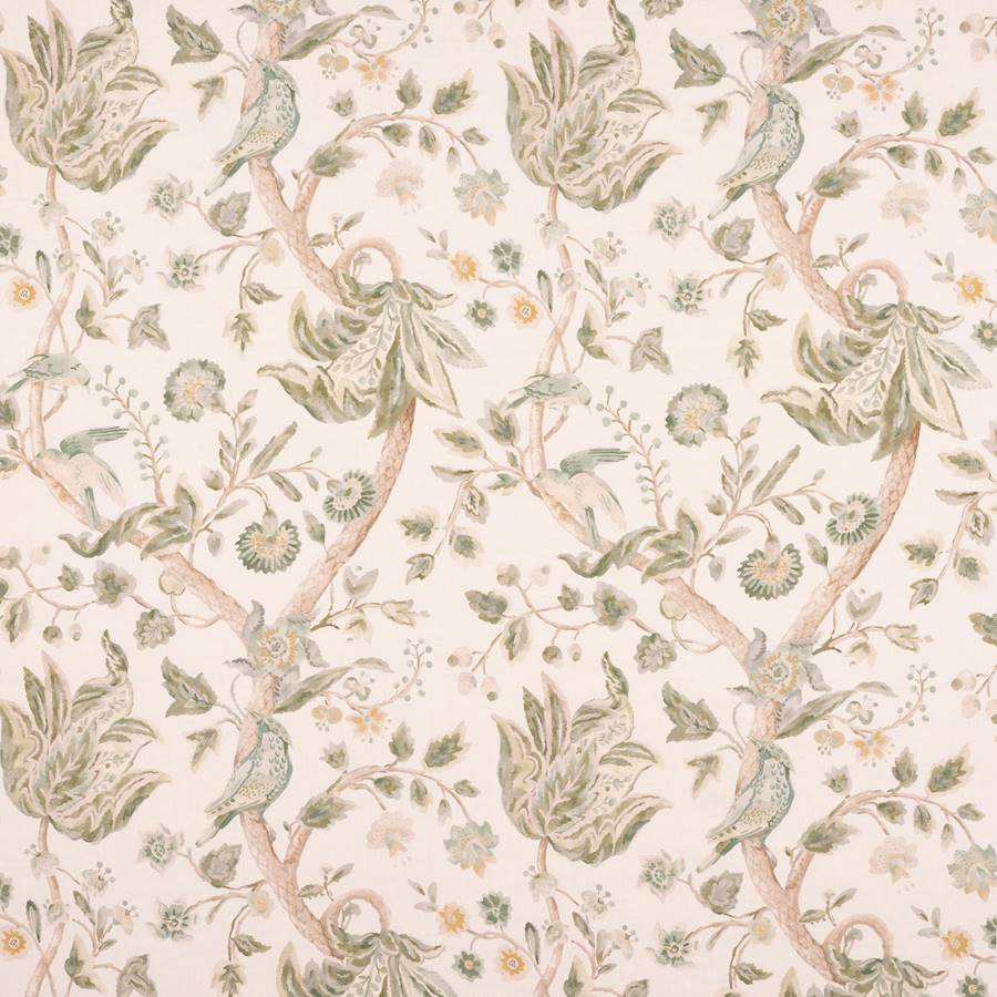 Durlston Fabric - Green - Colefax and Fowler