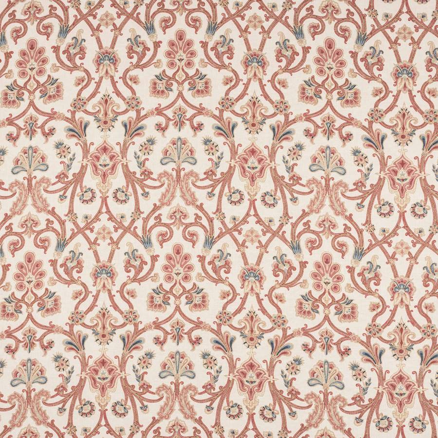 Furley Fabric - Red - Colefax and Fowler