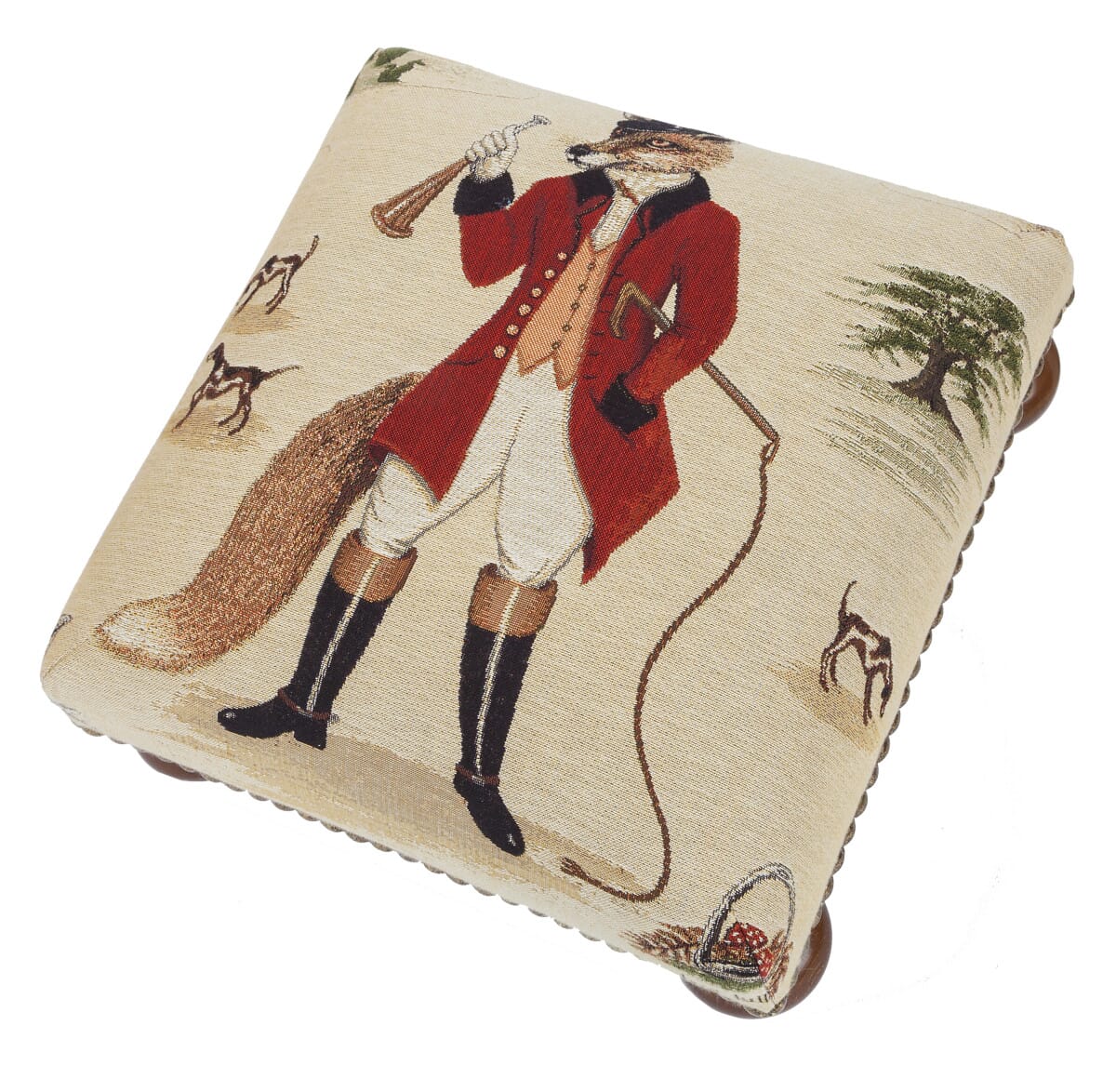 The Hon Freddie Fox Tapestry Footstool