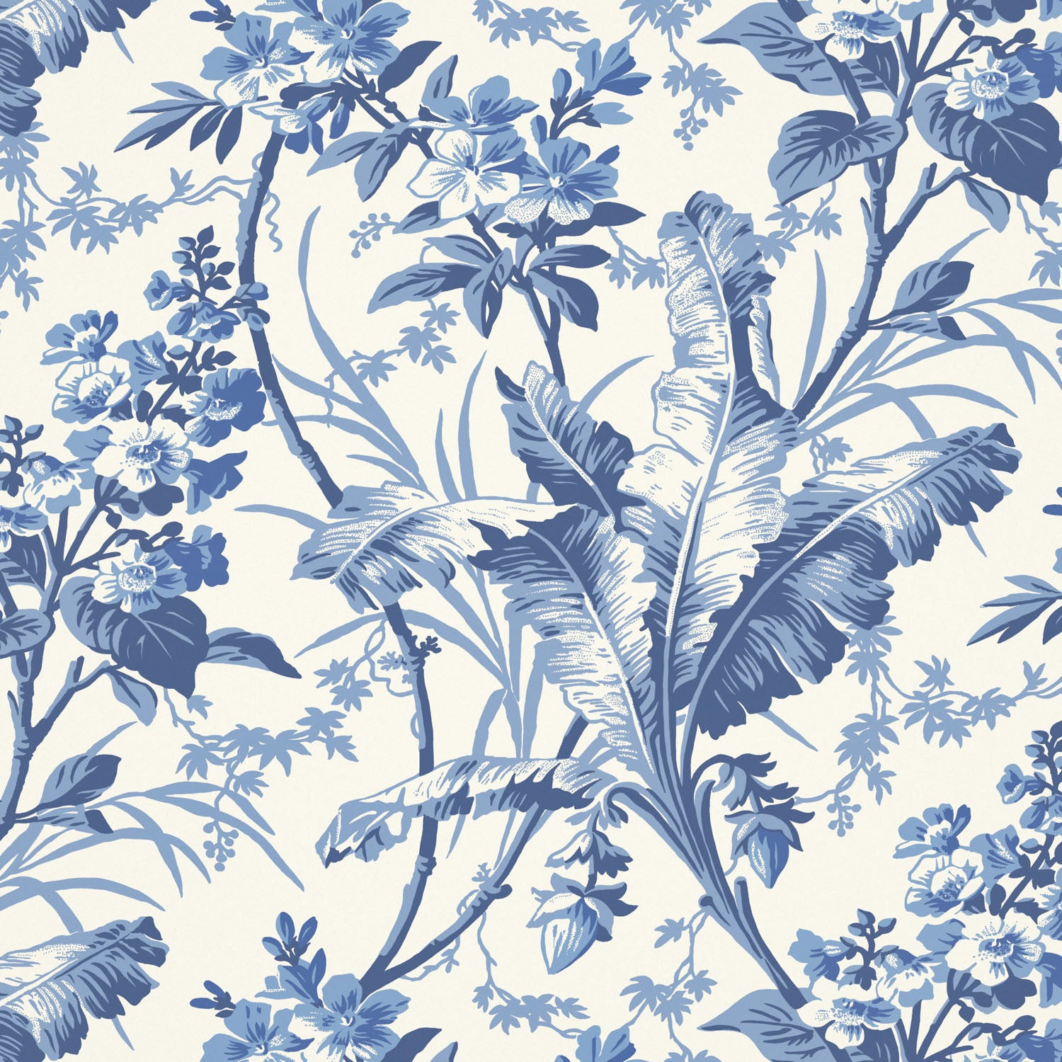 Delft tile large scale Wallpaper | Spoonflower