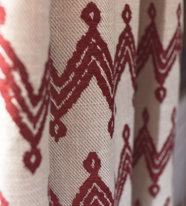 Navajo Fabric - Red - Gaston y Daniela