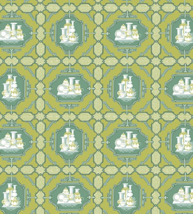 Porcelanas Fabric - Green - Gaston y Daniela