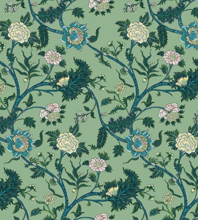 Palampore Fabric – Lionheart Wallpaper