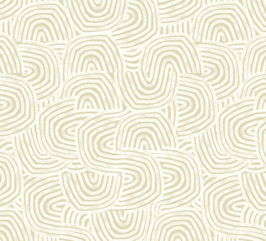 Venation Mini Wallpaper - Sage - Ohpopsi