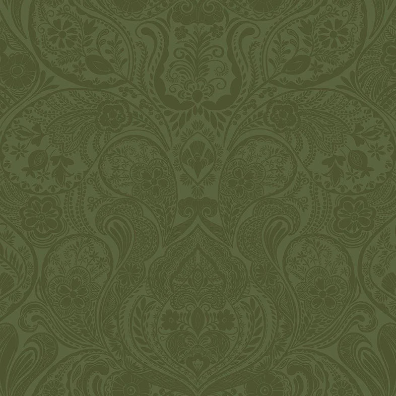 Galadriel Olive Wide-Width Wallpaper