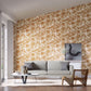 Grounded Room Wallpaper - Baked Terracotta/Parchment