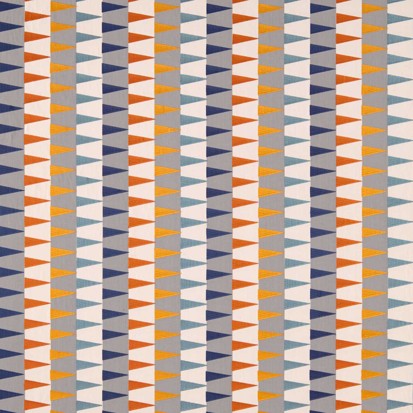 Azul Fabric - Rust/Navy/Nordic