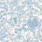 Melograno Wallpaper - Celestial/Fig Blossom