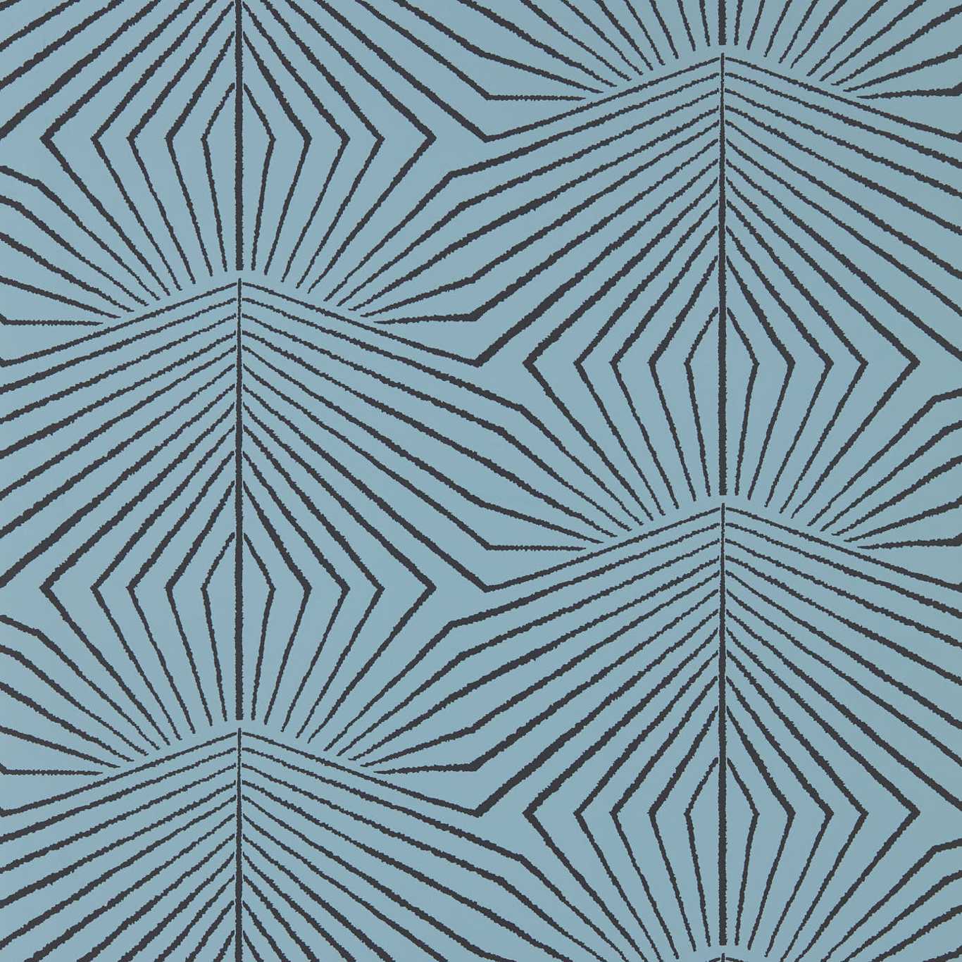 Dawning Wallpaper - Copenhagen Blue/Ritual