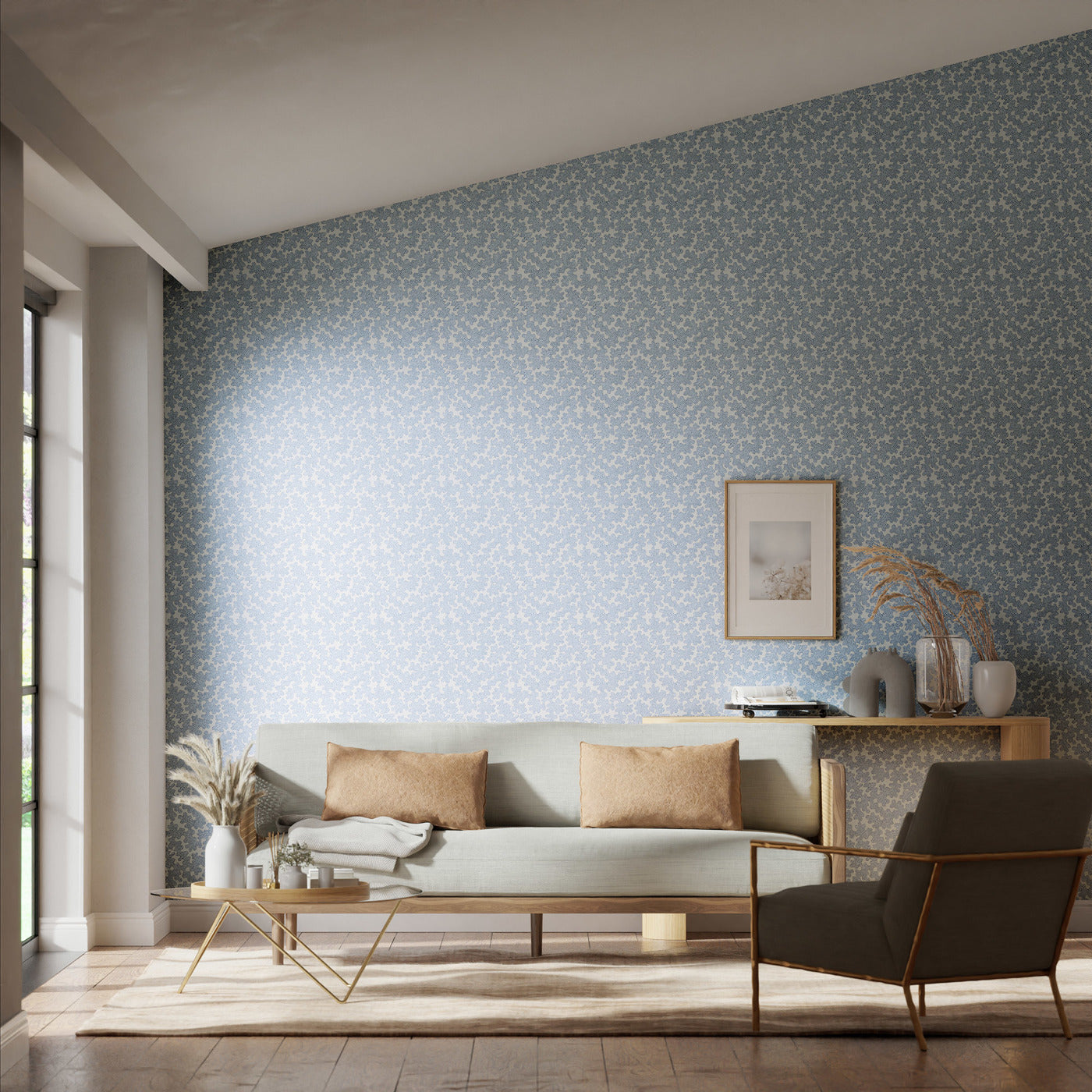 Zori Room Wallpaper - Awakening/Cornflower