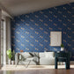 Kimiko Room Wallpaper - Majorelle/Clementine