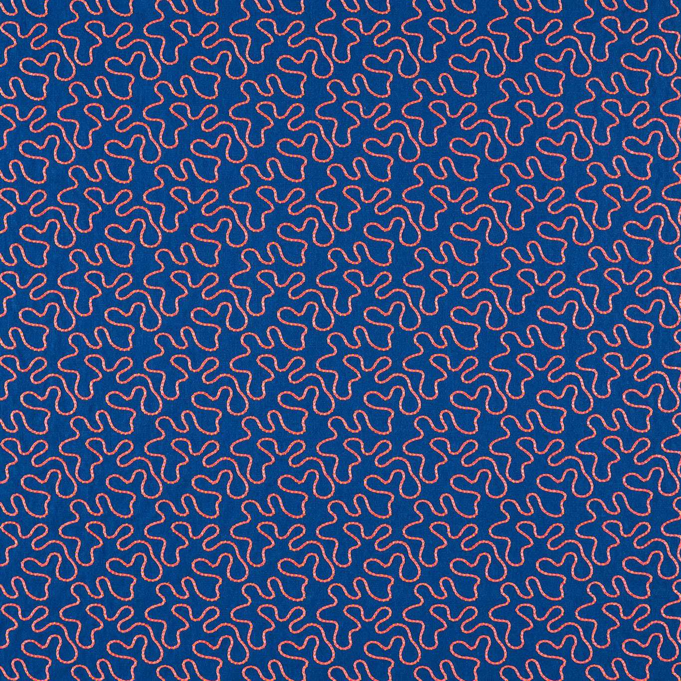 Wiggle Fabric - Lapis/Spinel